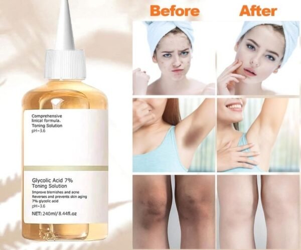 Toner Exfoliant a l'acide Glycolique 7% 100ml – Image 2