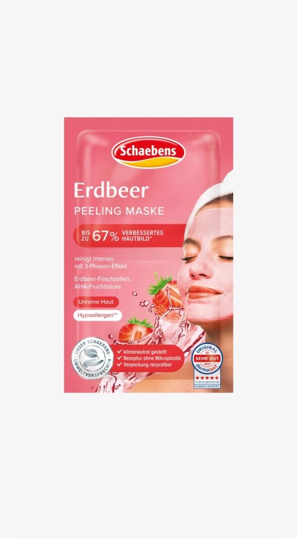 Masque Visage Exfoliant à la Fraise
