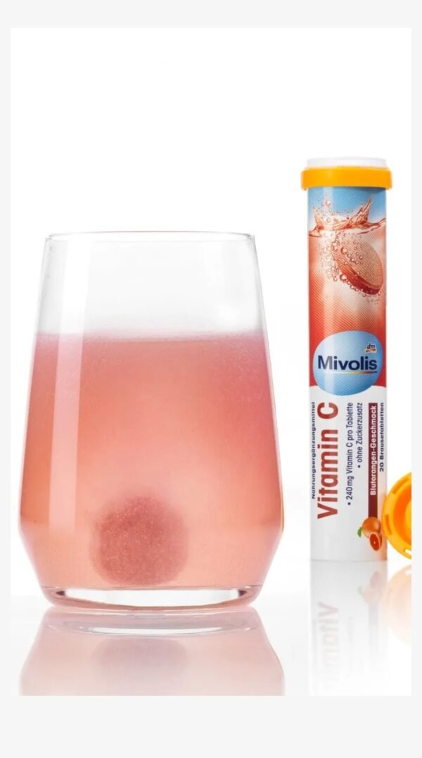 Mivolis Vitamine C - Comprimés Effervescents, 20 comprimés, – Image 2