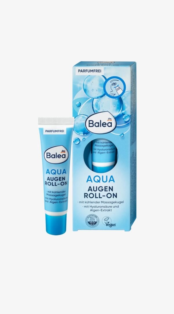 Crème pour les yeux Aqua Roll-On Balea, 15 ml